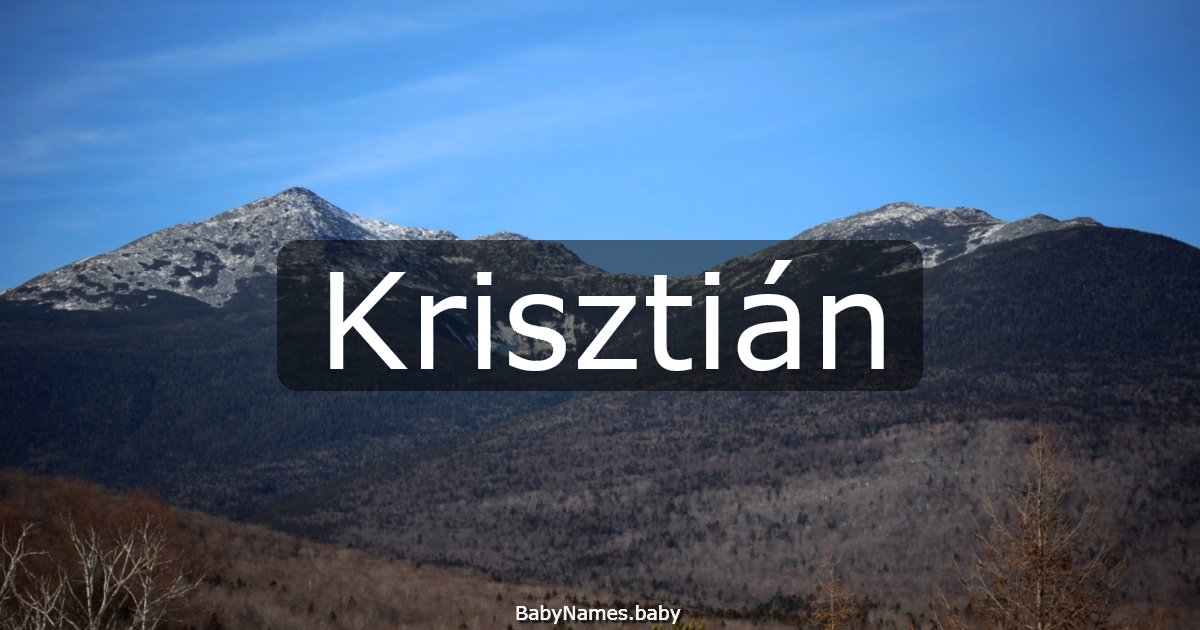 Krisztián