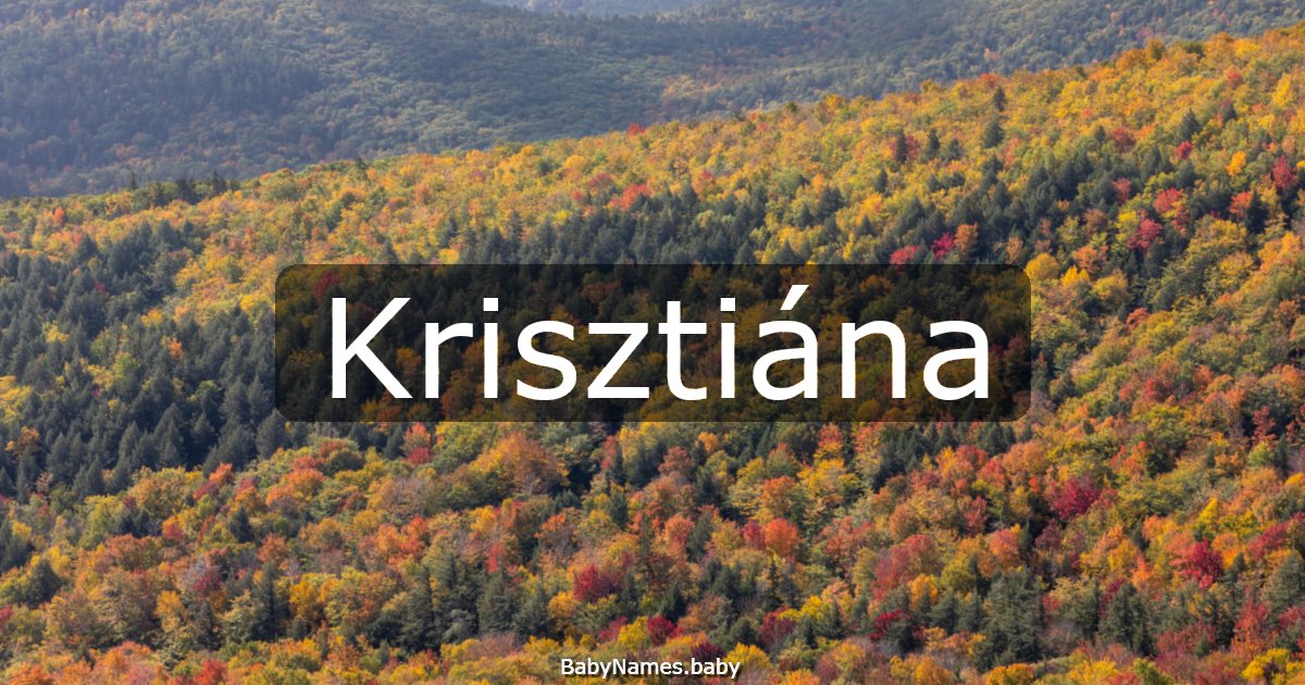 Krisztiána