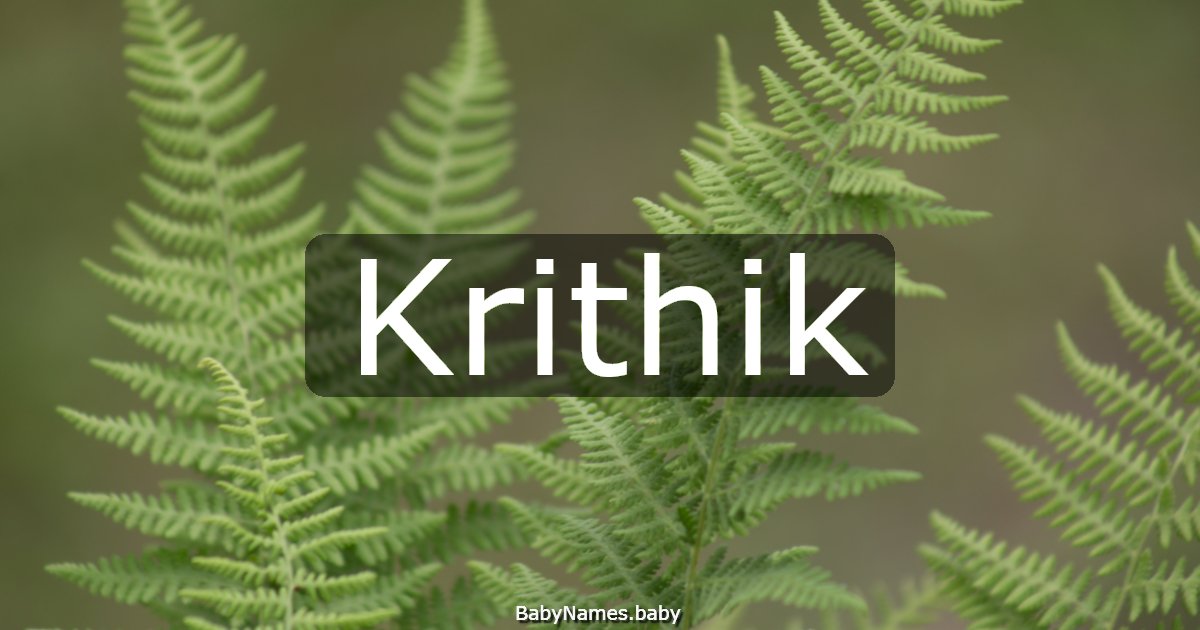 Krithik
