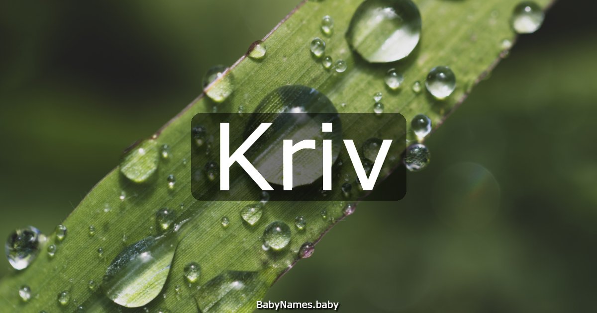 Kriv