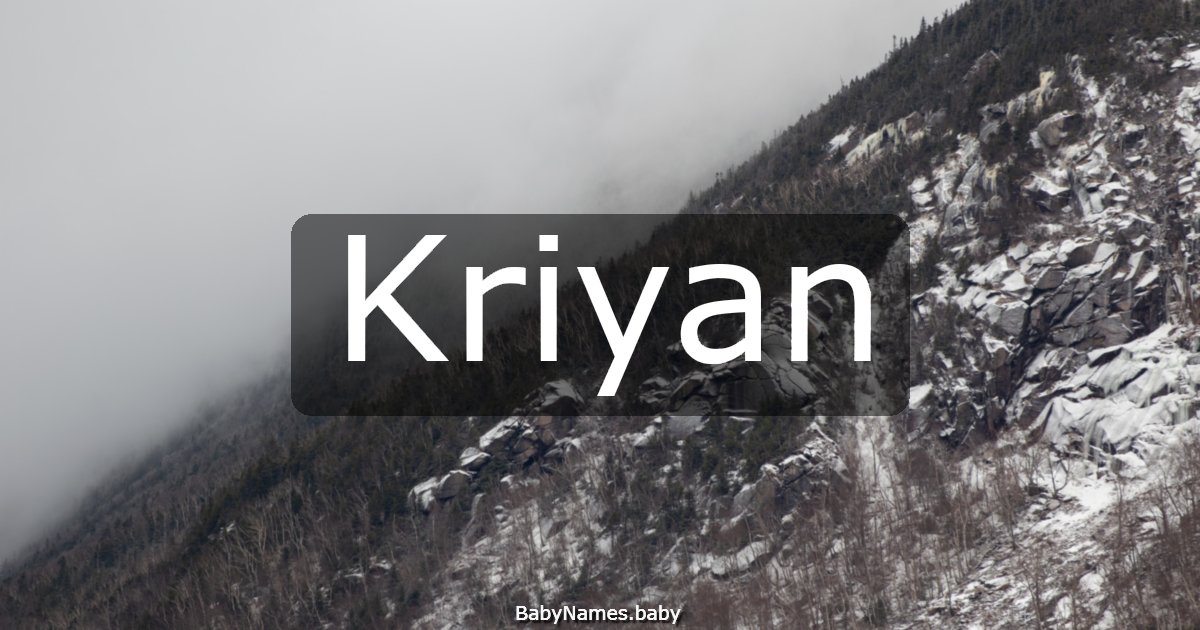 Kriyan