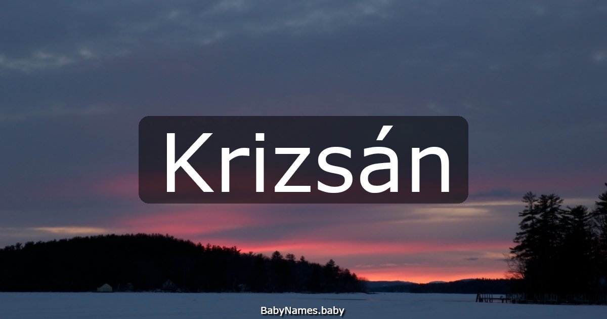 Krizsán