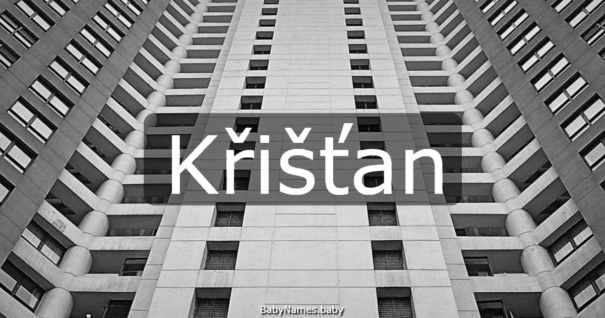 Křišťan