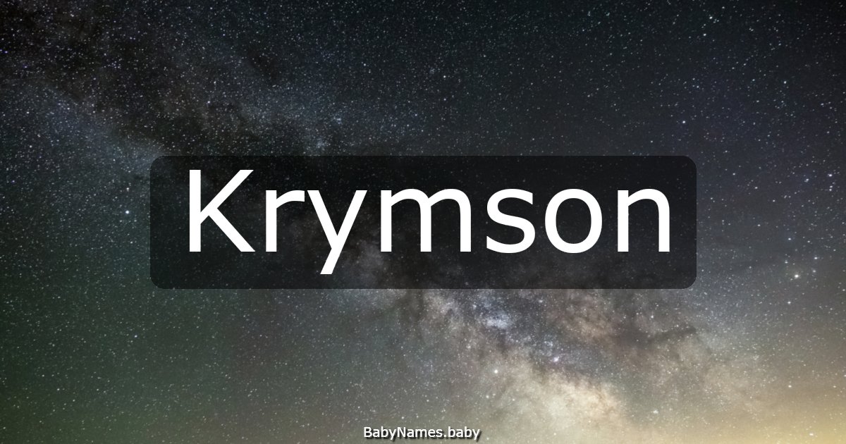 Krymson