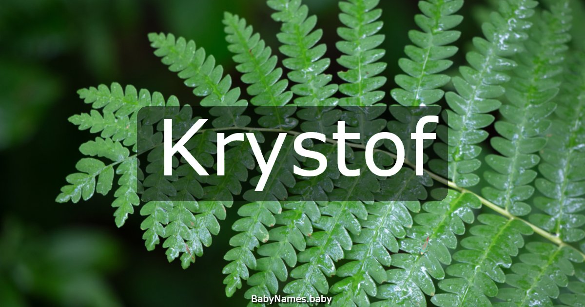 Krystof