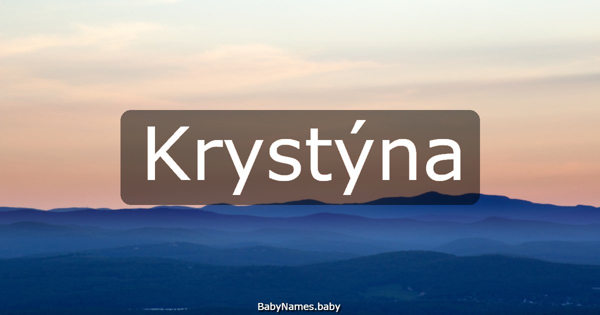 Krystýna