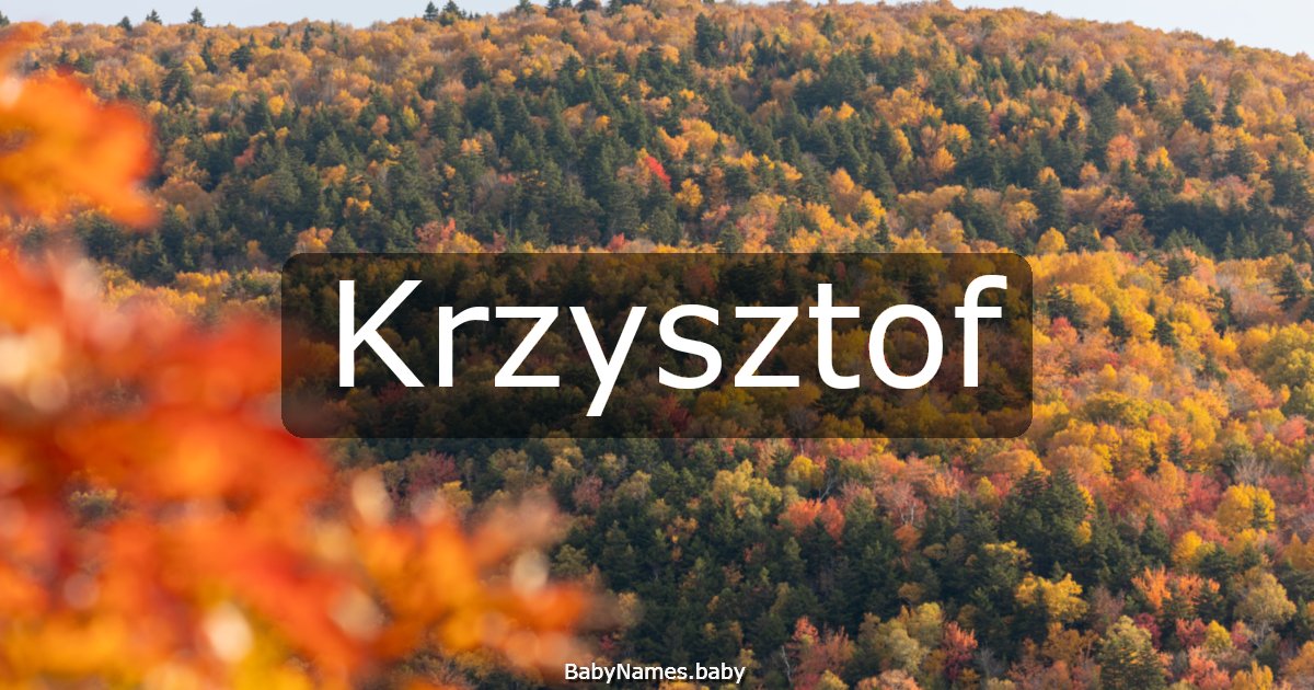 Krzysztof