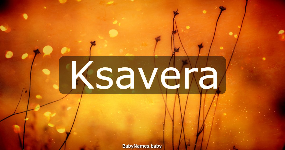 Ksavera
