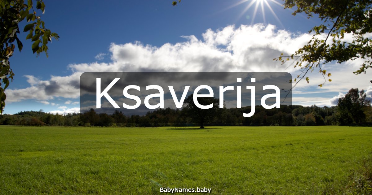 Ksaverija