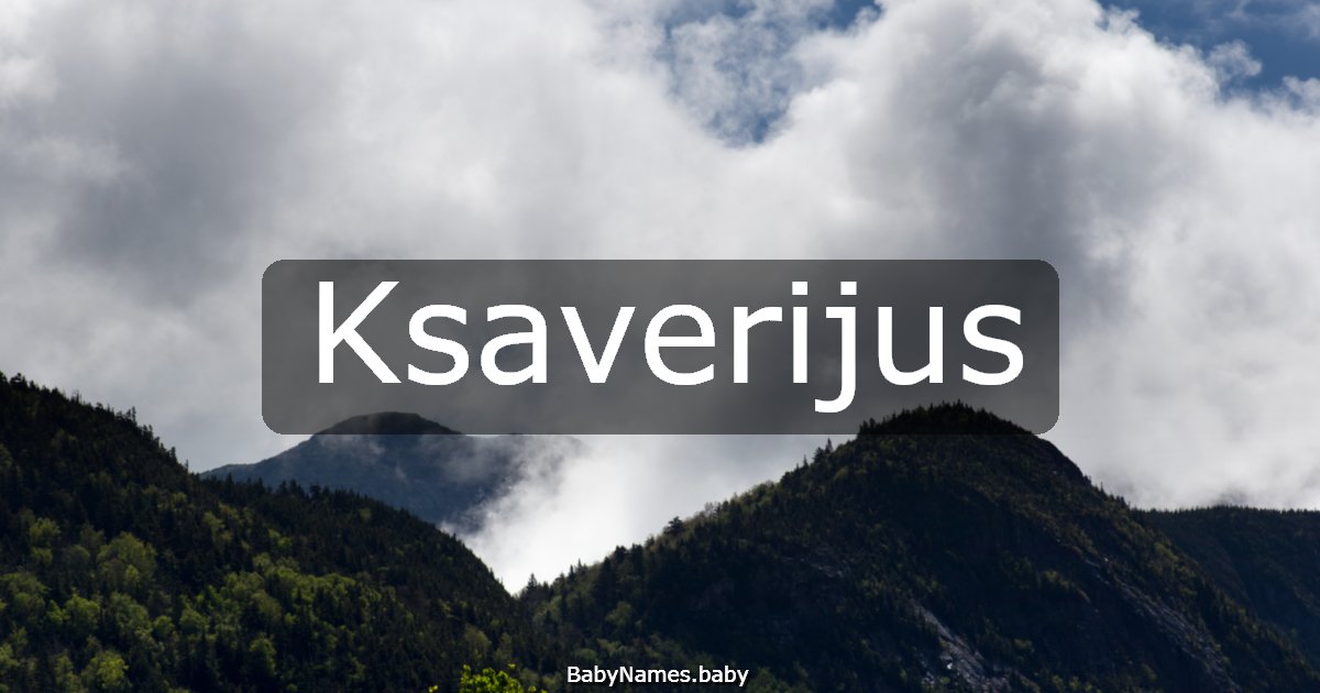 Ksaverijus