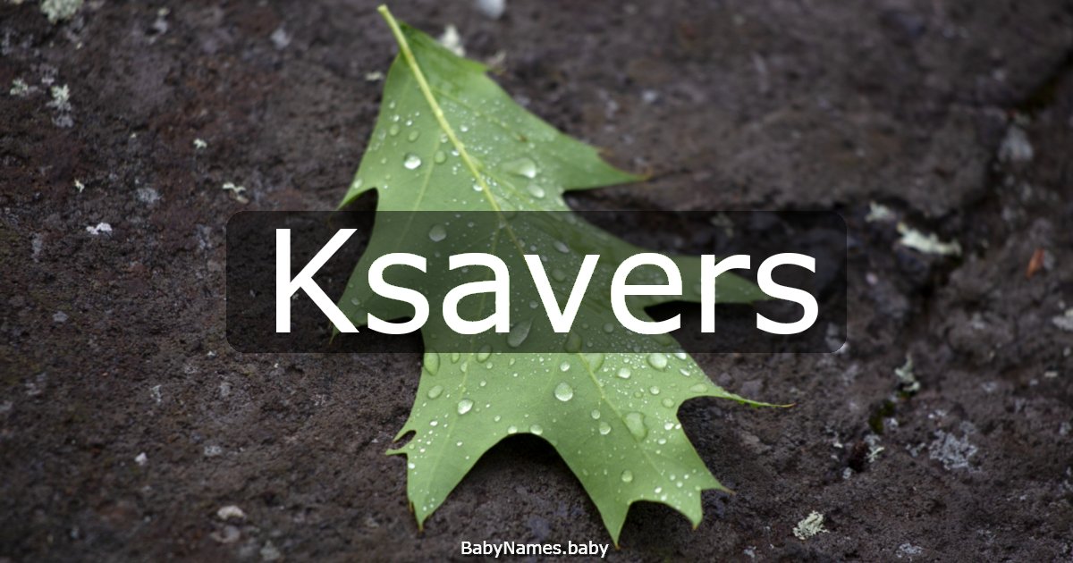 Ksavers