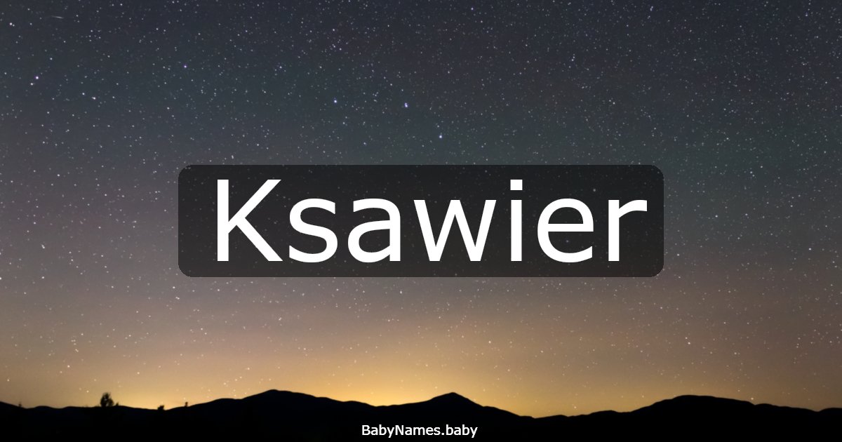 Ksawier