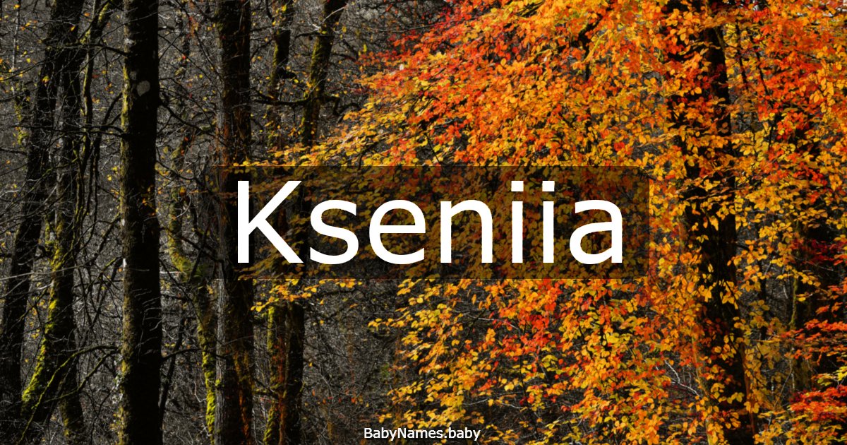 Kseniia