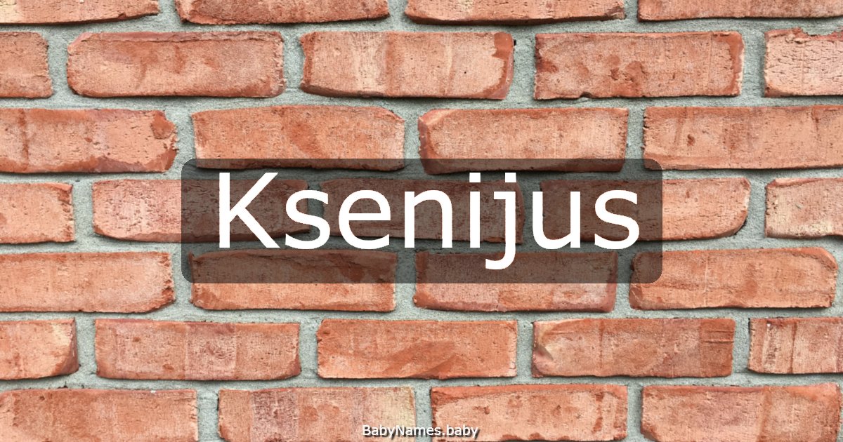 Ksenijus