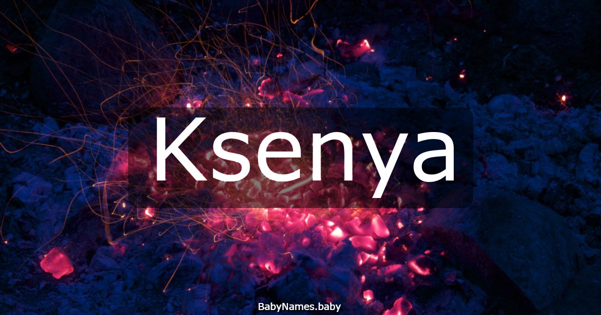 Ksenya