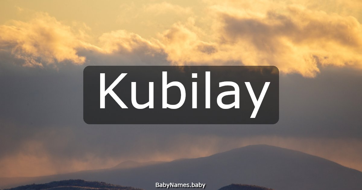 Kubilay