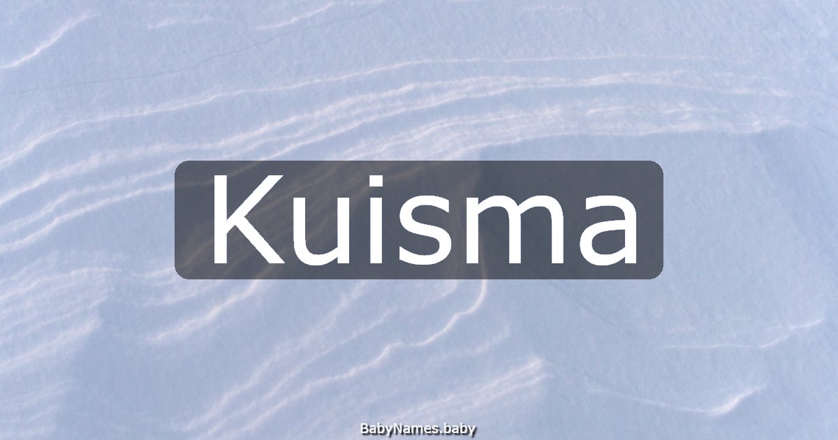 Kuisma