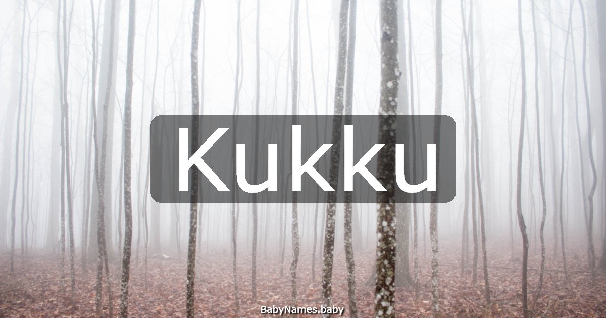 Kukku