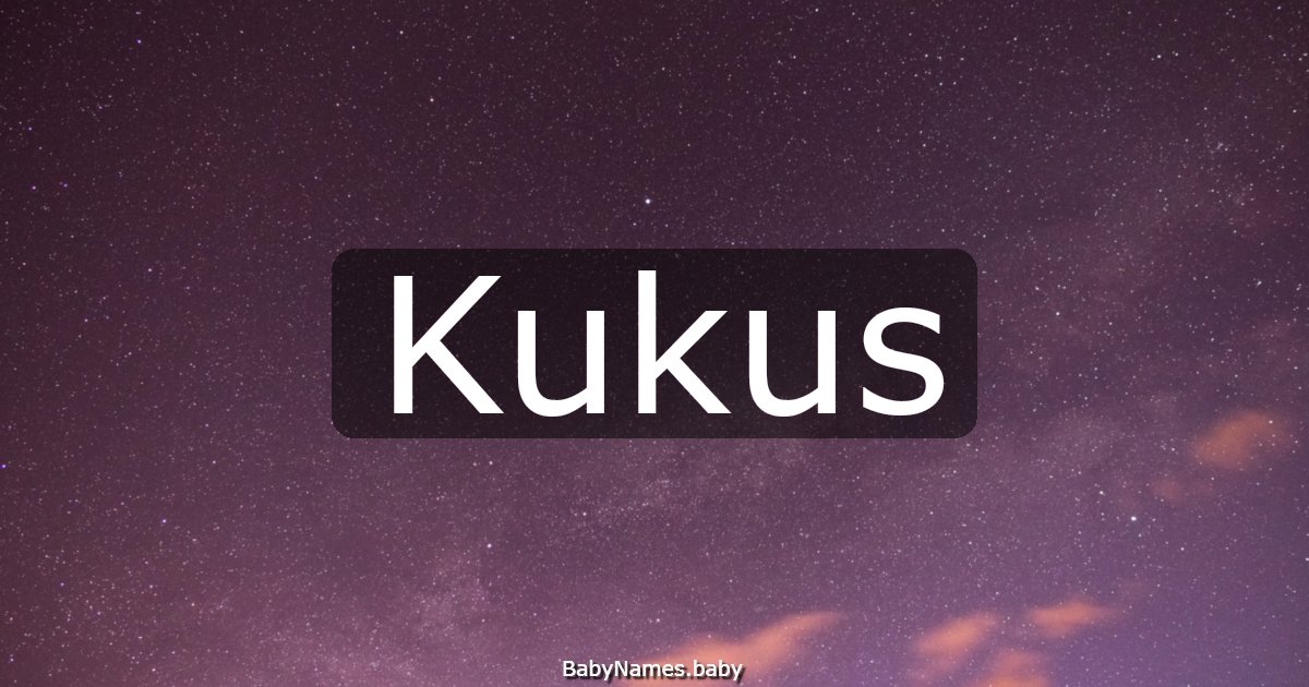 Kukus