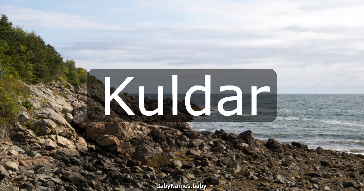 Kuldar