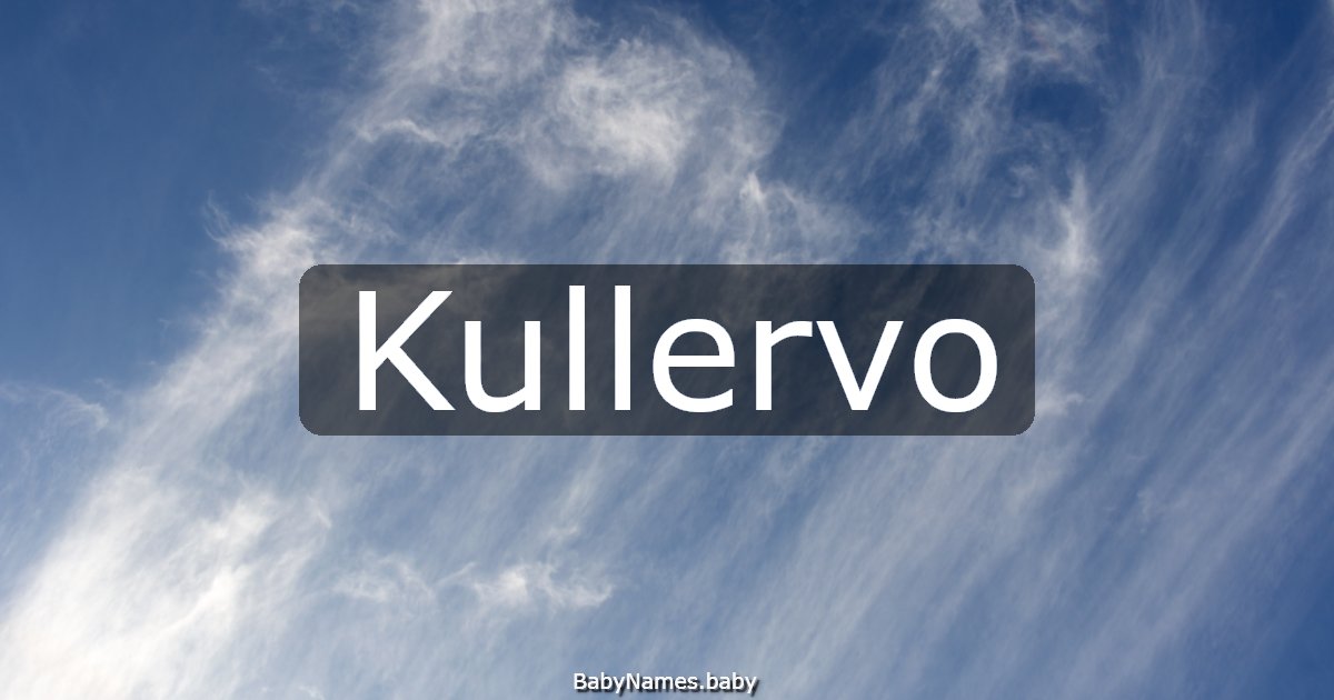 Kullervo