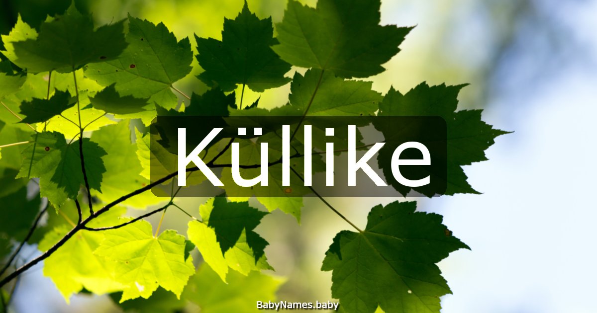 Küllike
