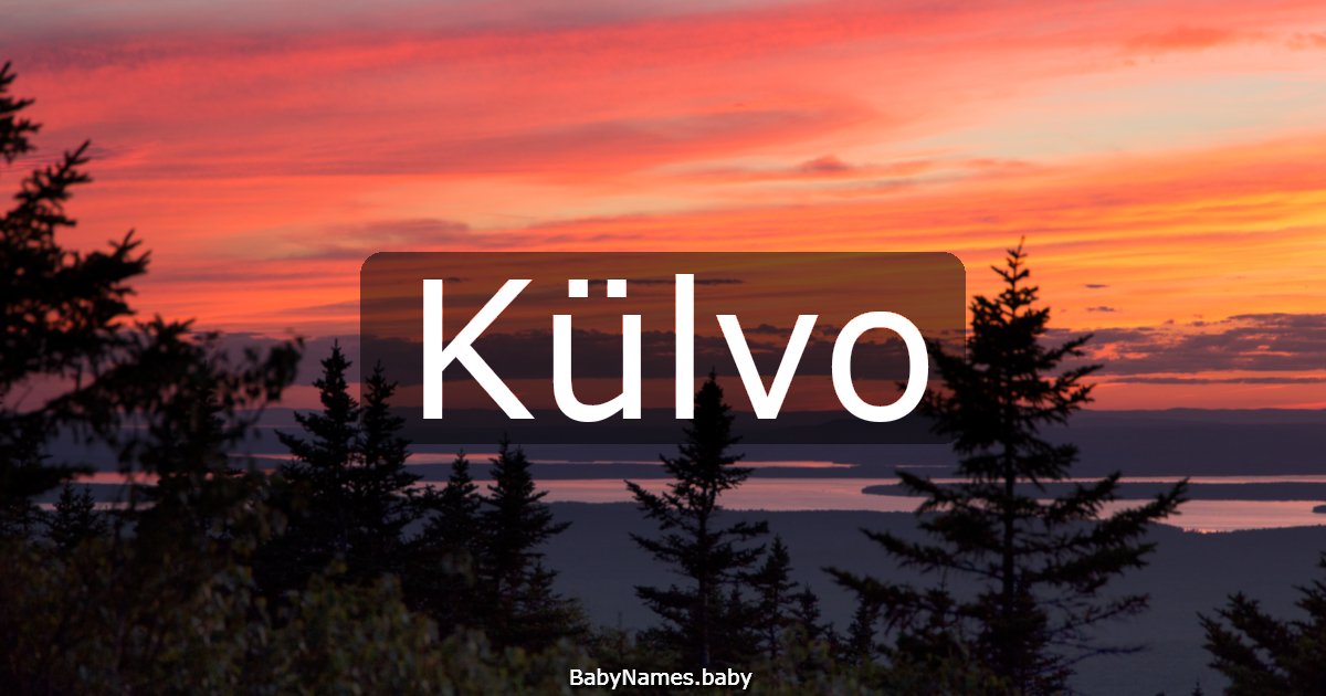 Külvo