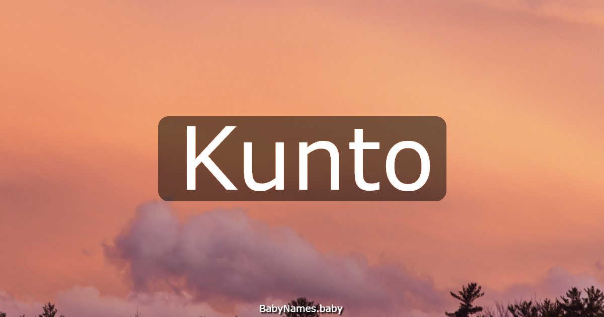 Kunto