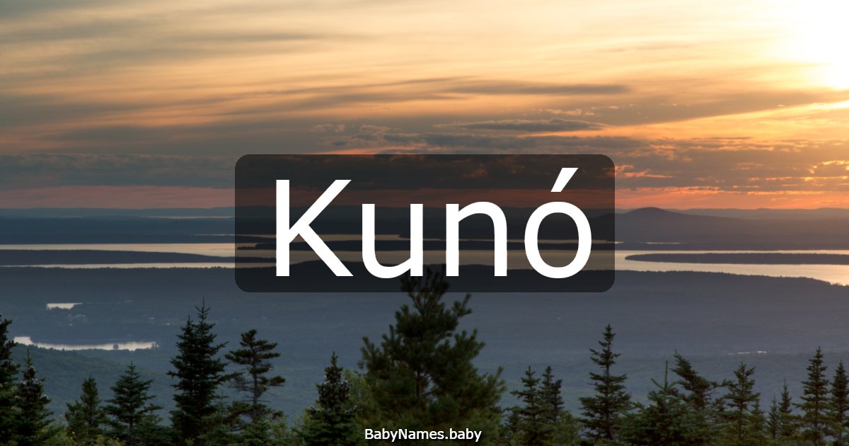 Kunó