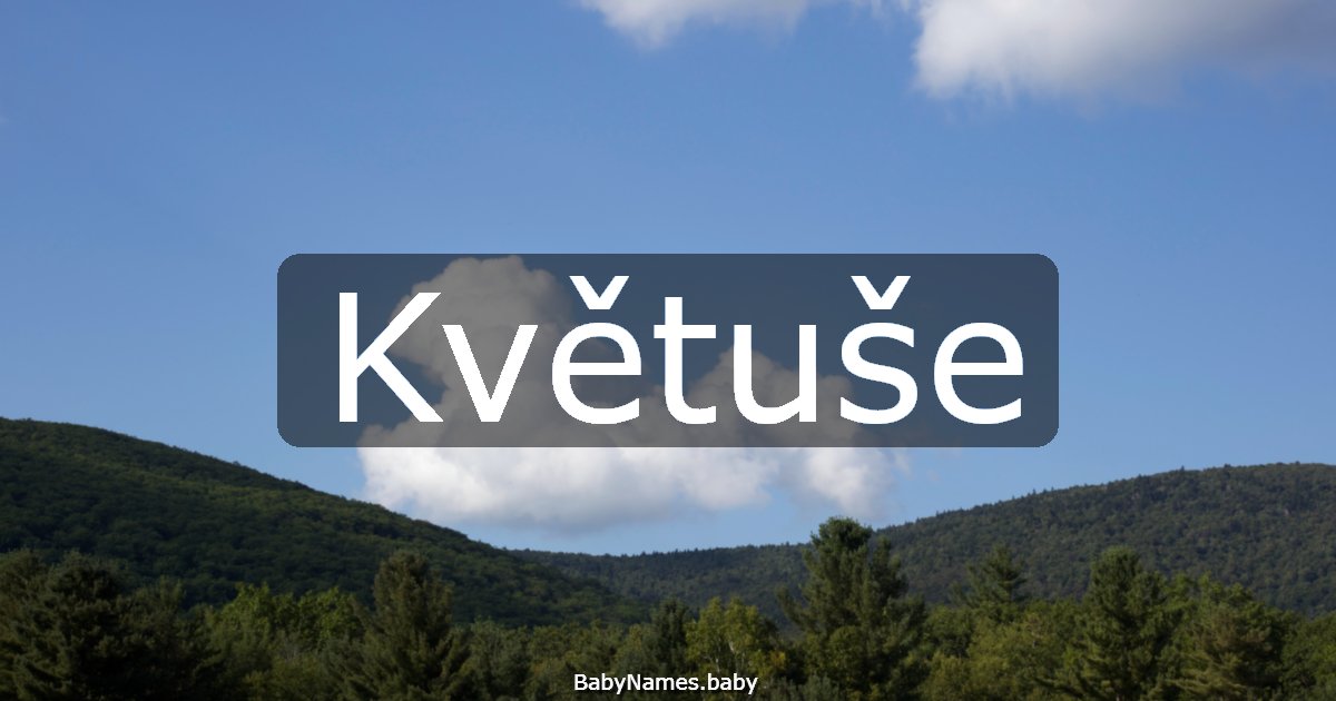 Květuše