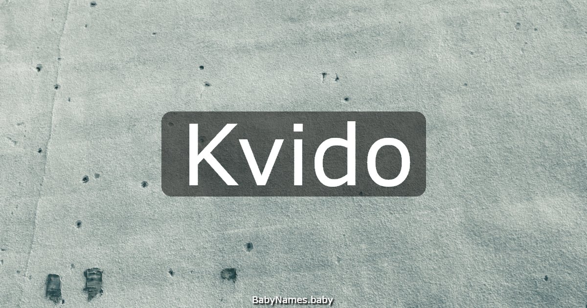 Kvido