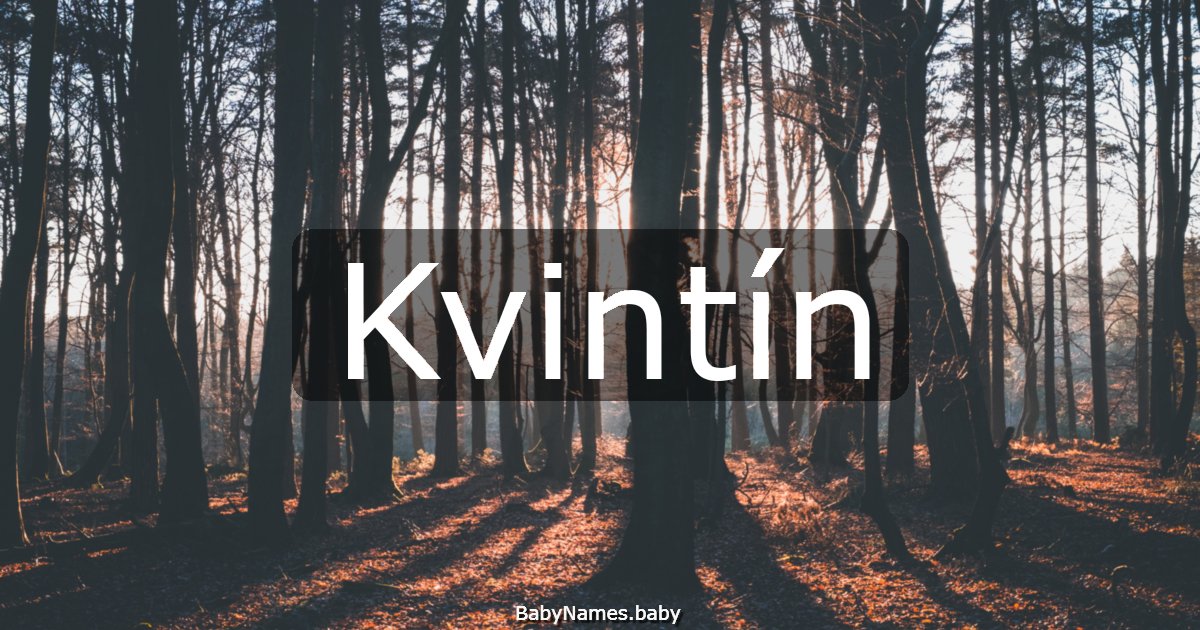 Kvintín