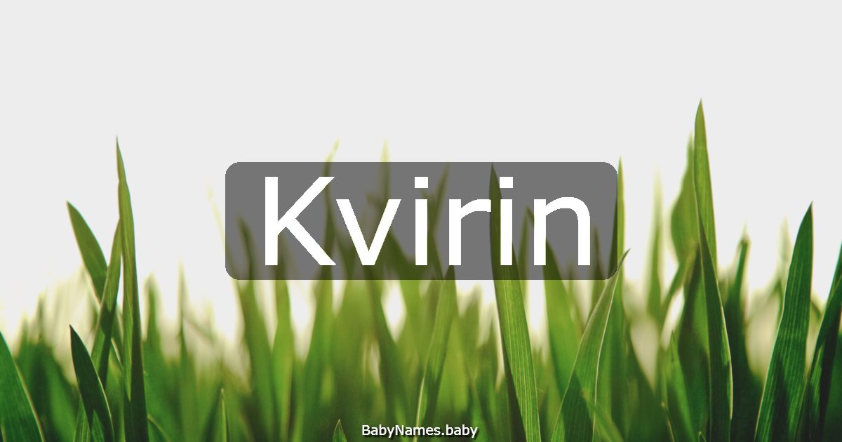 Kvirin