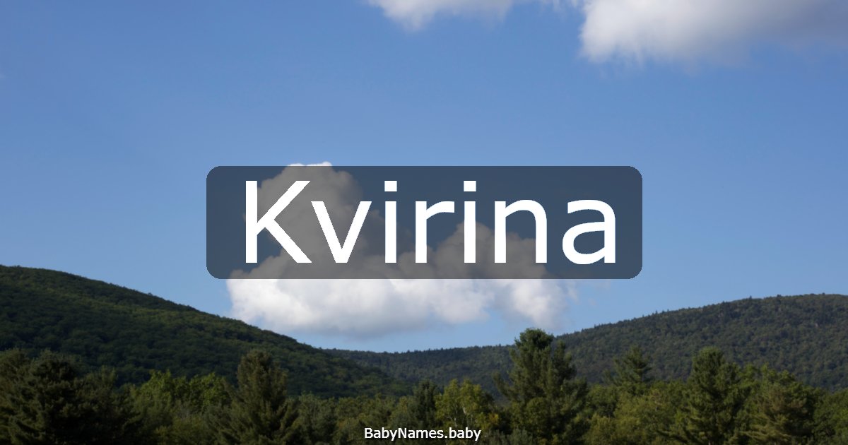 Kvirina