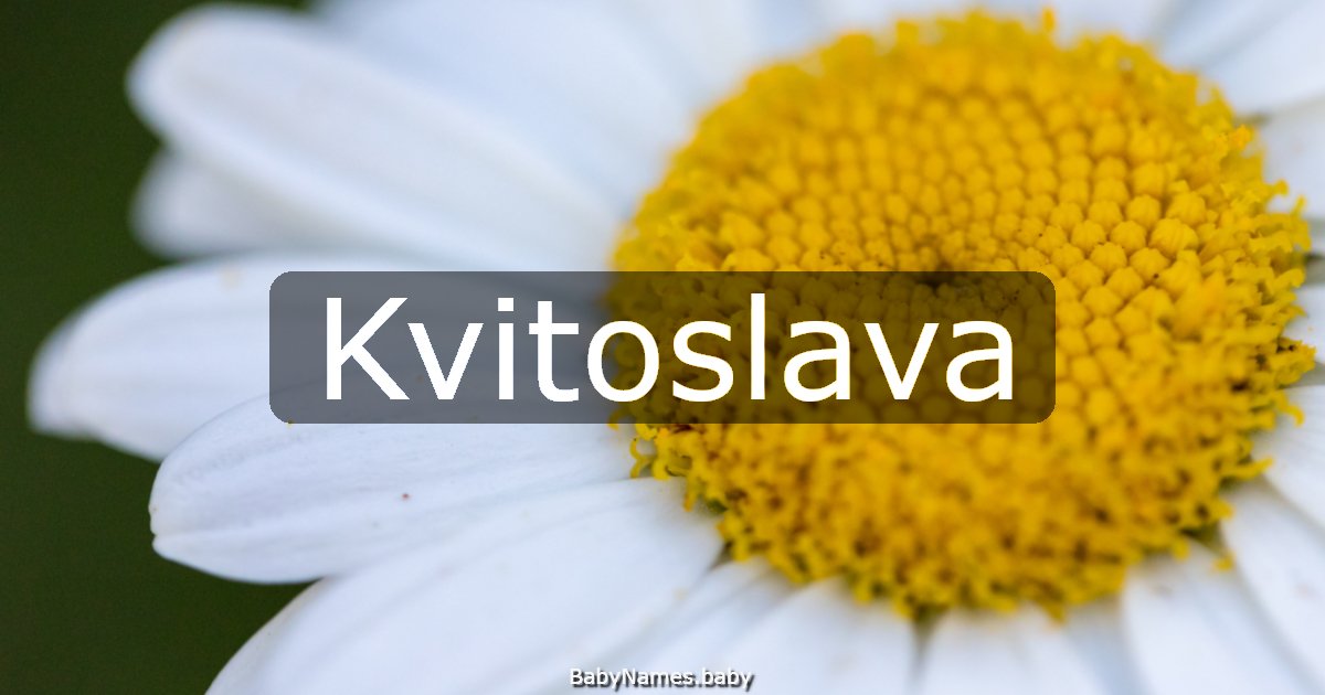 Kvitoslava