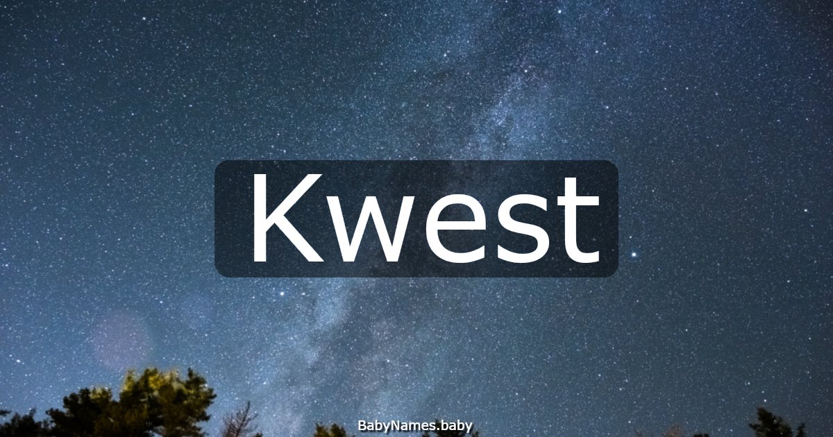 Kwest