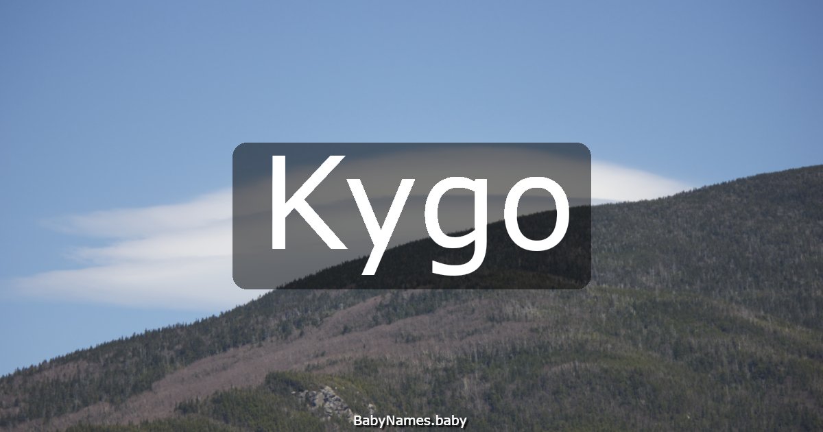 Kygo