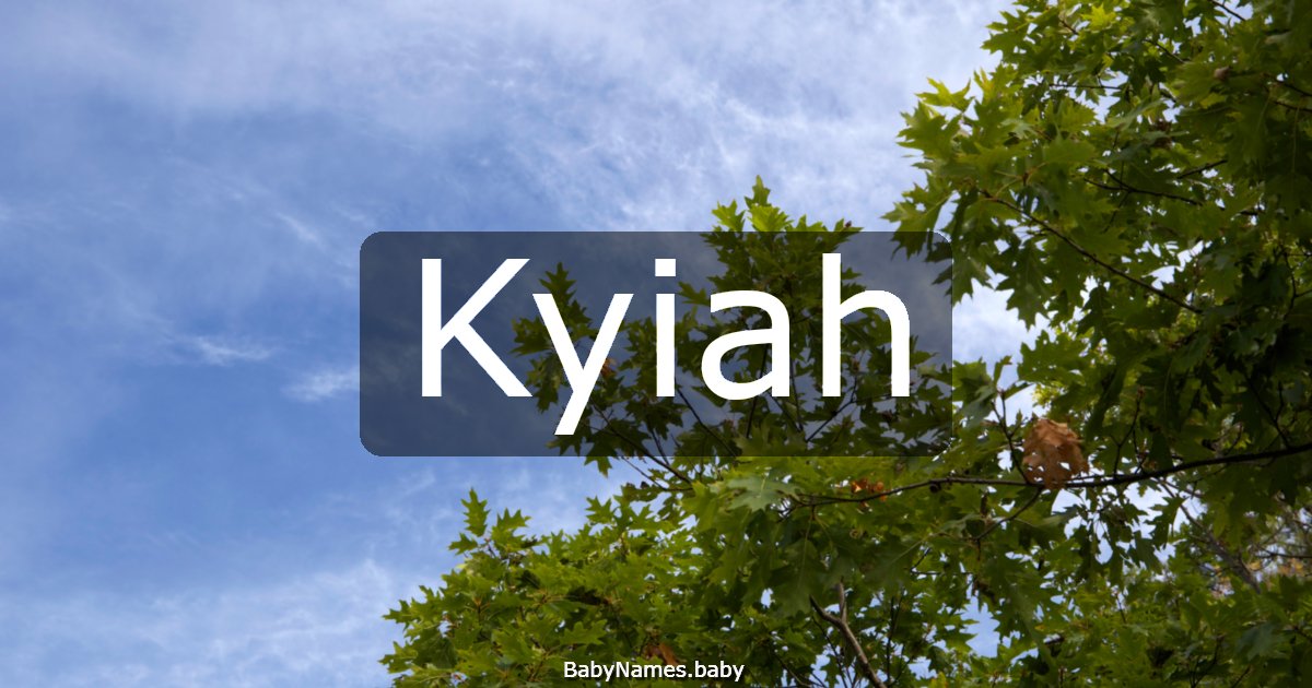 Kyiah