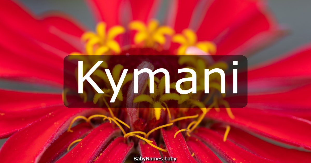 Kymani