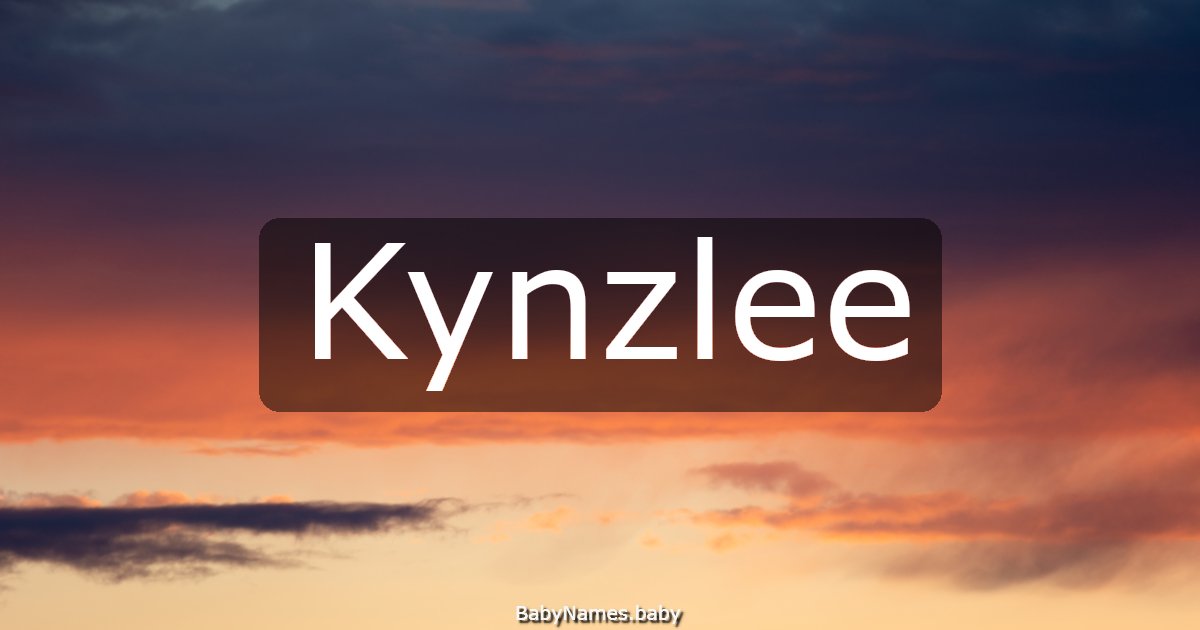 Kynzlee