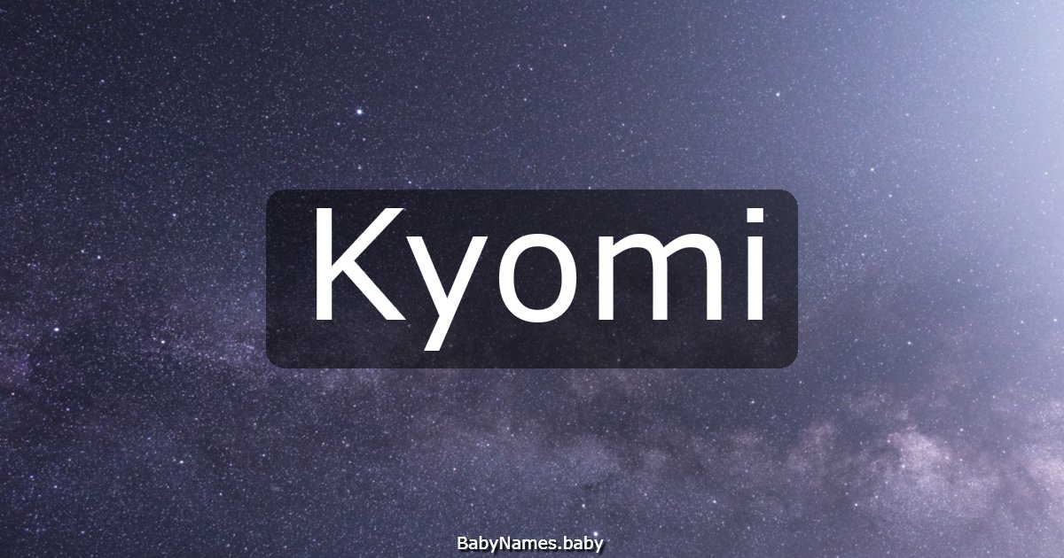Kyomi