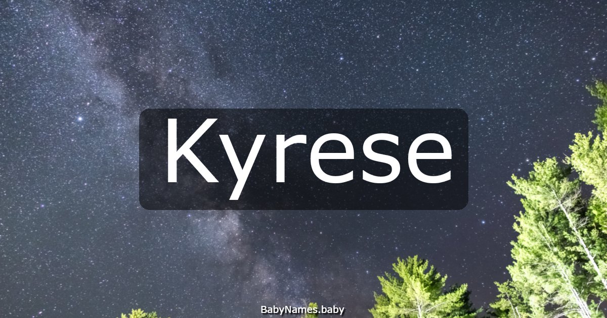 Kyrese