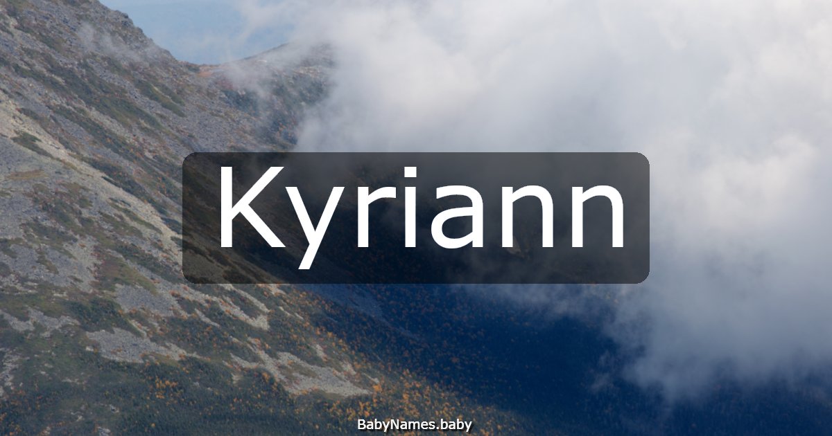 Kyriann