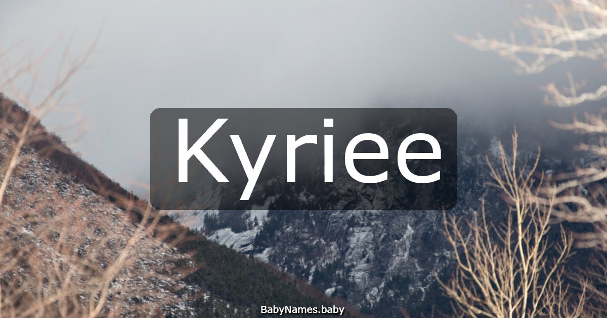 Kyriee