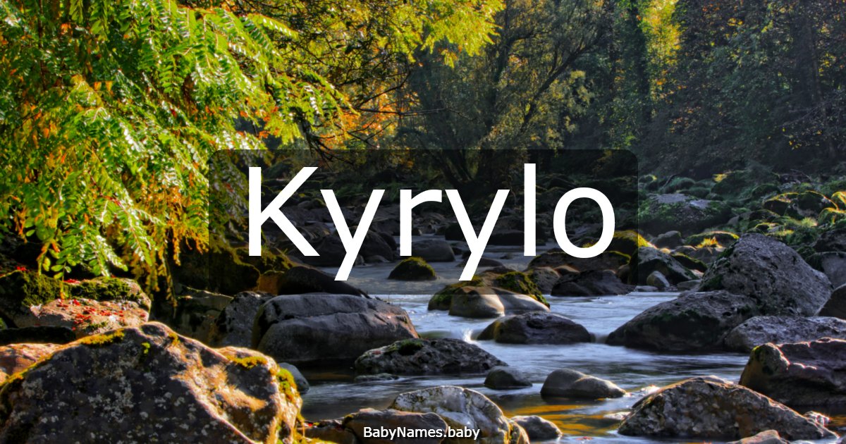 Kyrylo