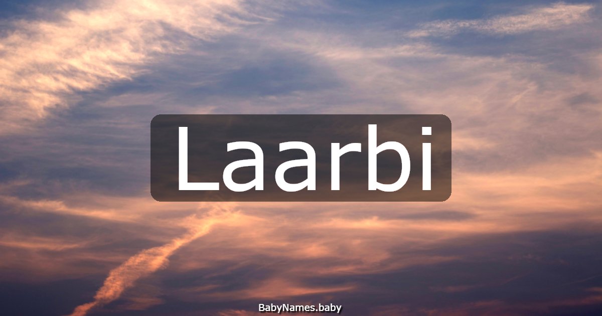 Laarbi