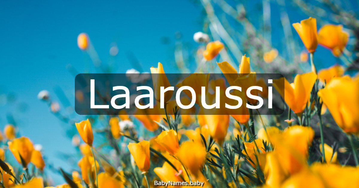 Laaroussi