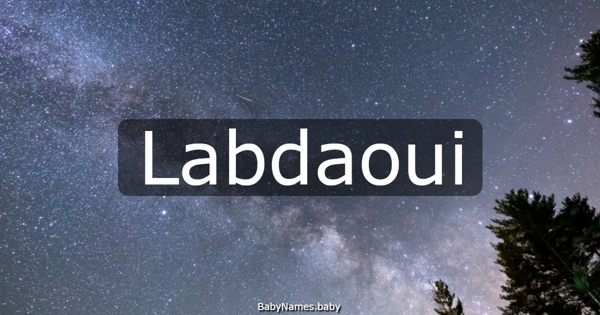 Labdaoui