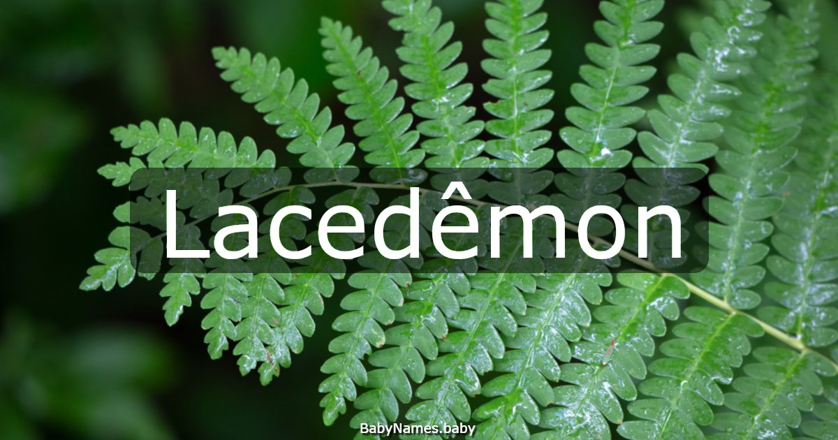 Lacedêmon