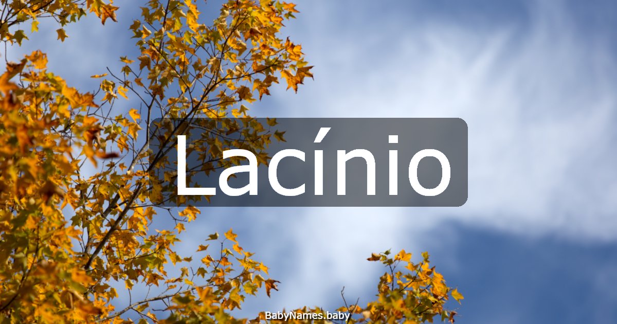 Lacínio